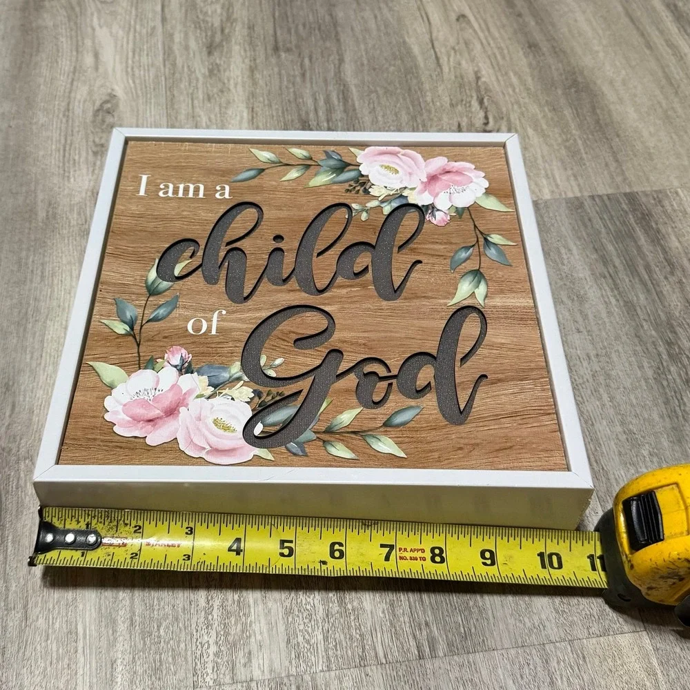 Child‎ of God wooden light up decor